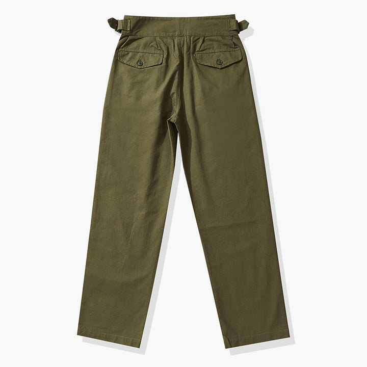 Men's Retro Casual Khaki British Army Gurkha Bermuda Trousers