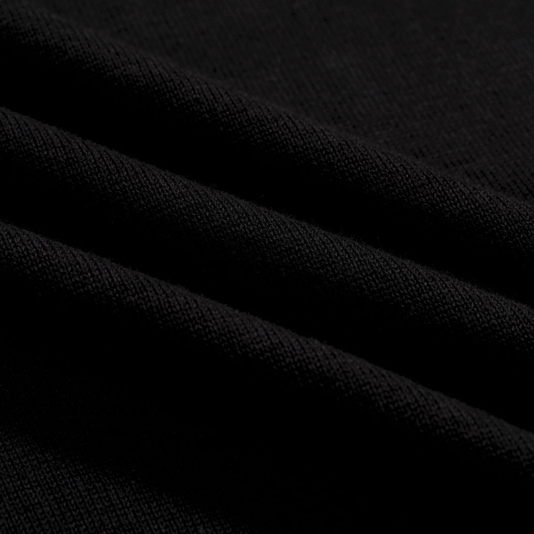 Men's black vintage 1973 knit T-shirt