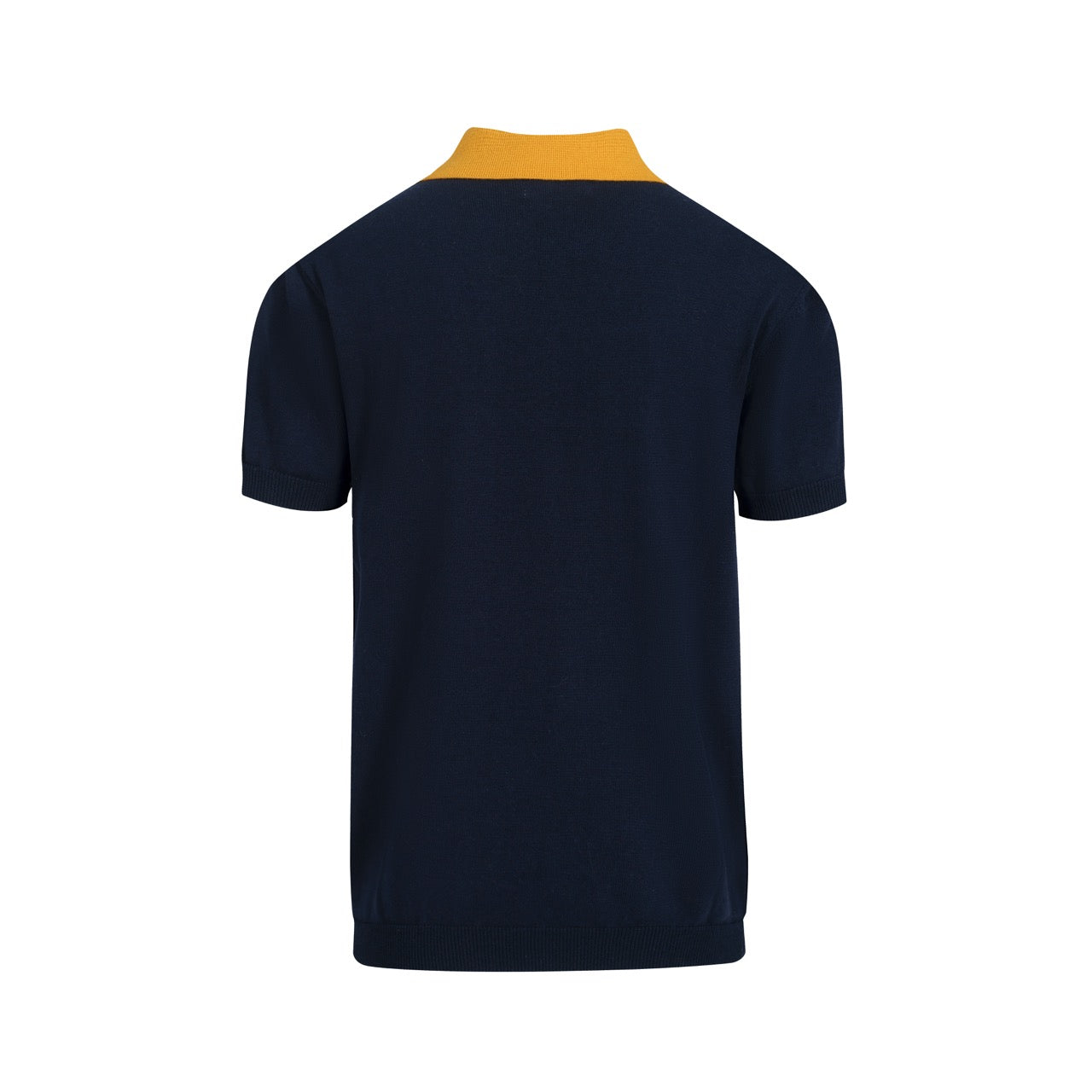 Men's navy blue 1950s vintage polo shirt