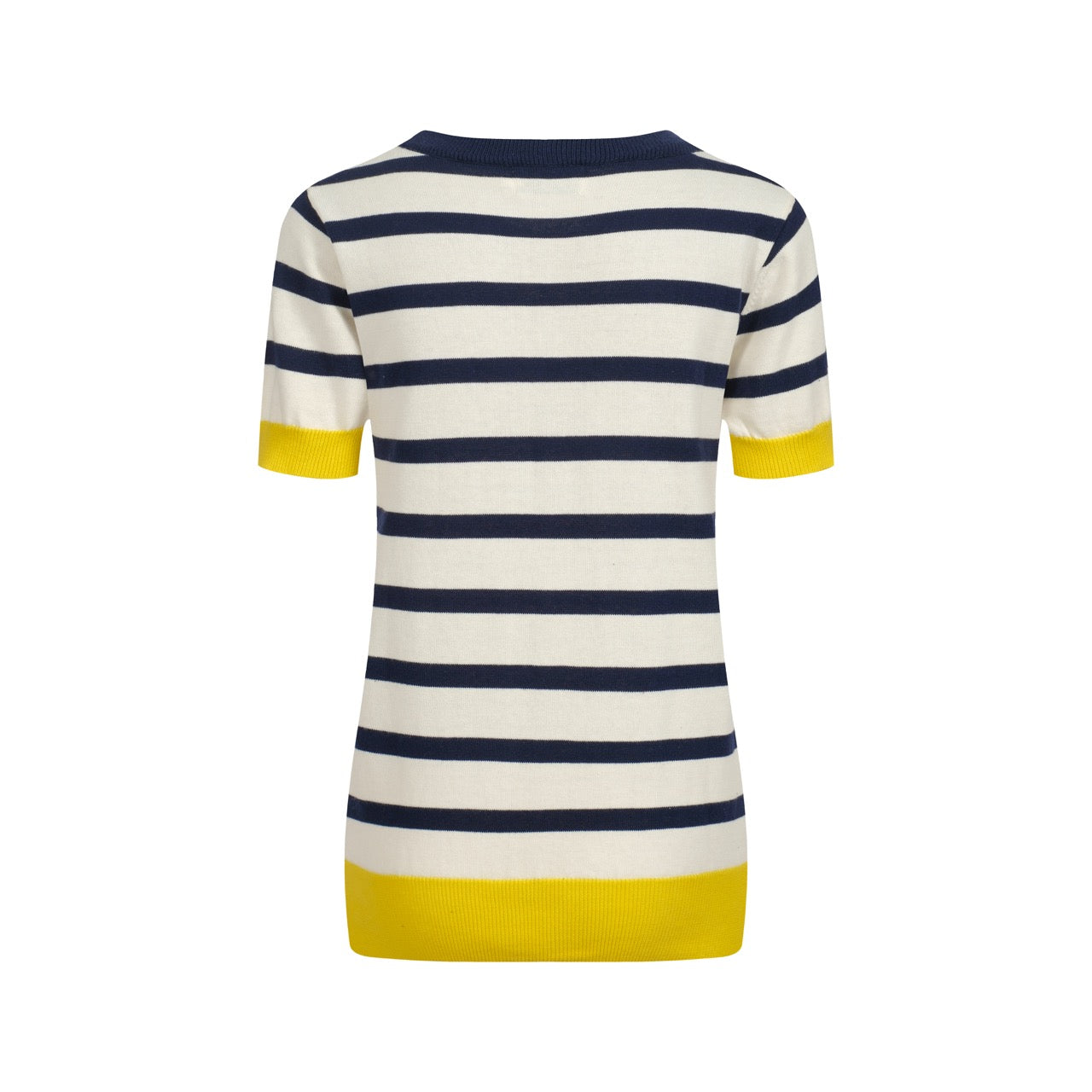 Women's striped lightning knit T-shirt