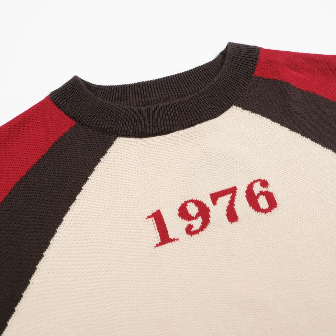 Men's khaki vintage 1976 knit T-shirt