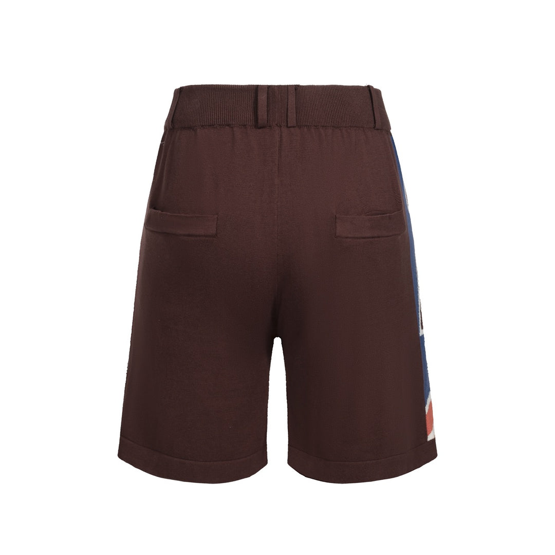 Men's brown vintage 1976 knit shorts