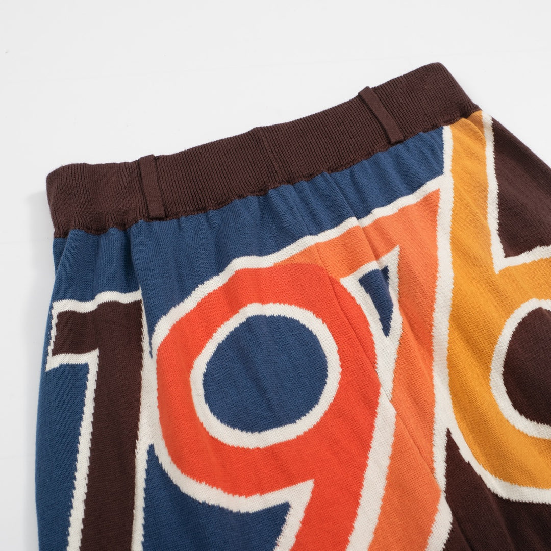 Men's brown vintage 1976 knit shorts