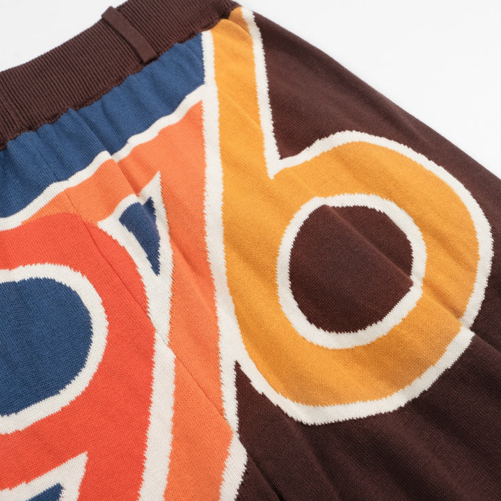 Men's brown vintage 1976 knit shorts