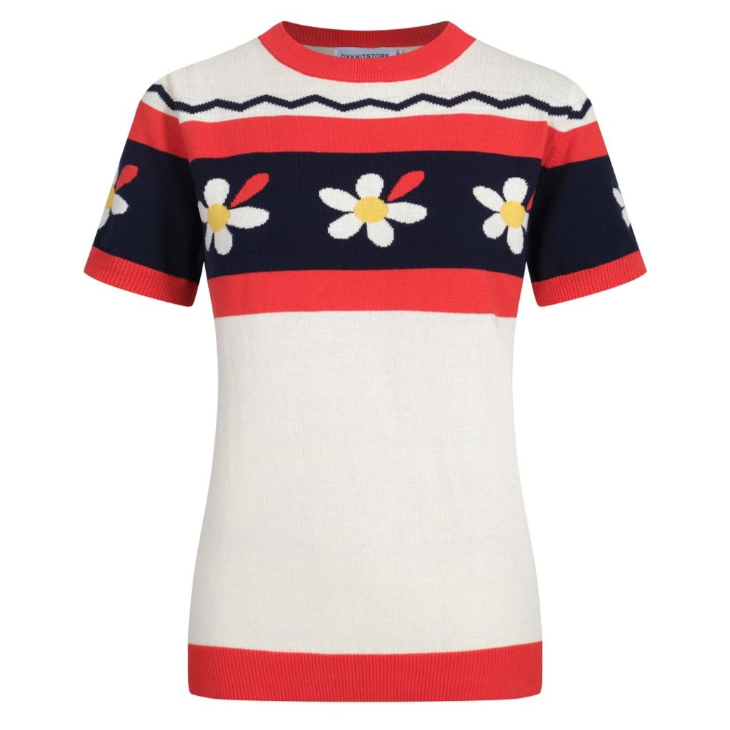 Jaren 60 retro mod-stijl gebreide zwarte racetrui-T-shirts met lange mouwen