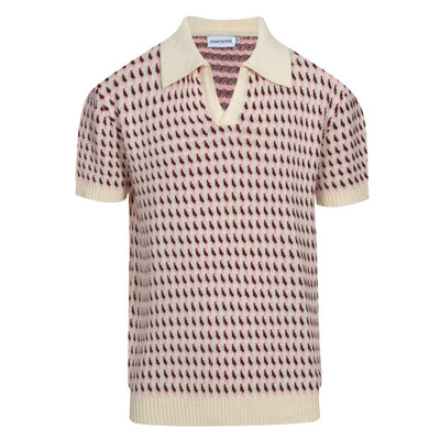 Jaiscape Jacquard-Knit Polo available only at Shivan and Narresh