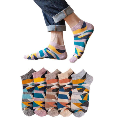 Men's boat socks retro socks