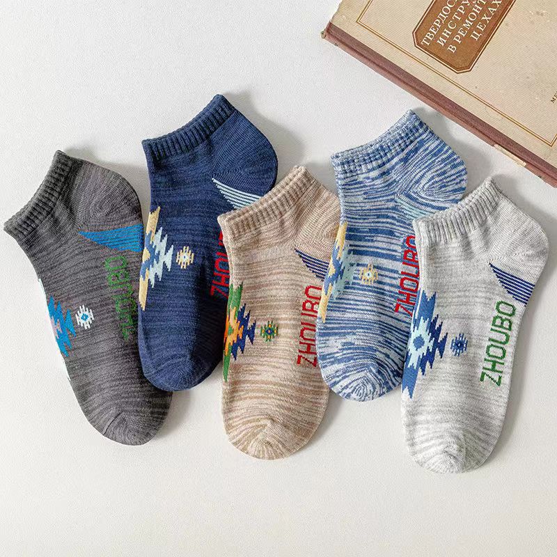 Men's boat socks retro socks