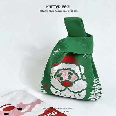 Christmas Cute Knitted Candy Bag Crossbody Handbag