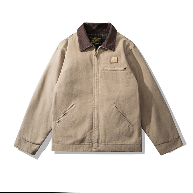 Men's Winter Canvas Thickened Jacket