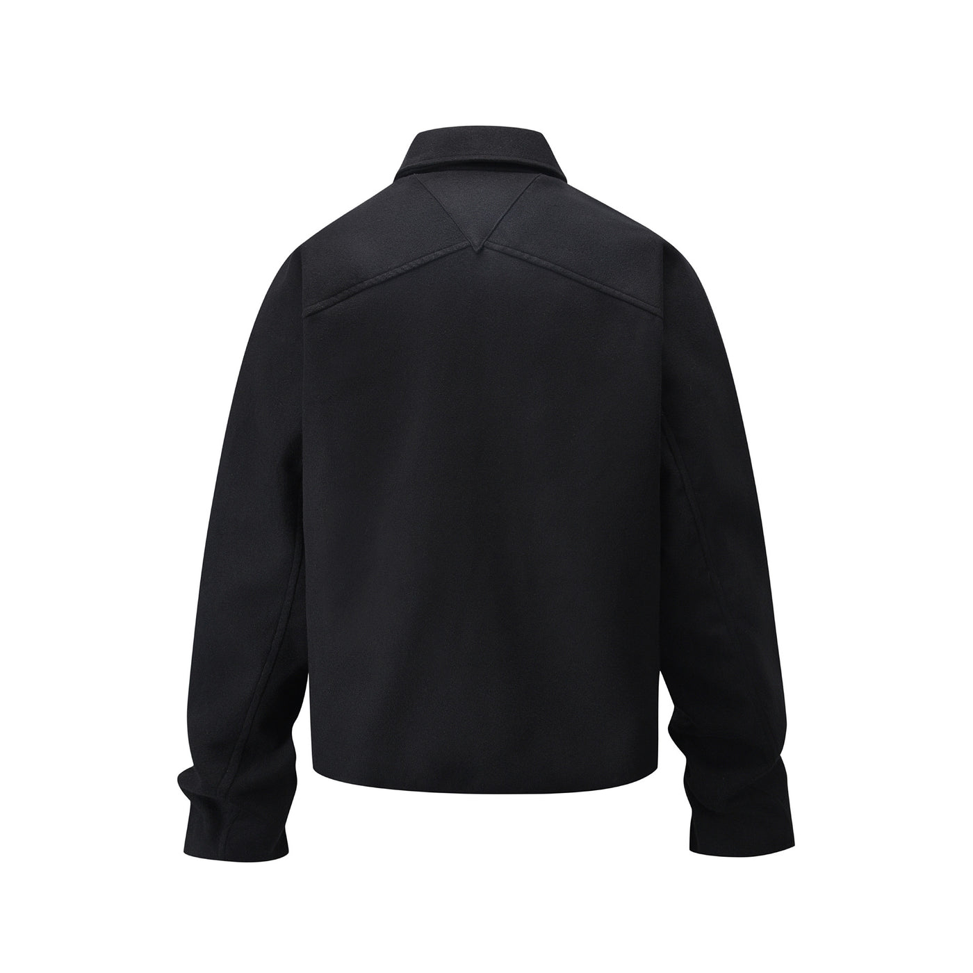 Men's zipper non-hair jacket