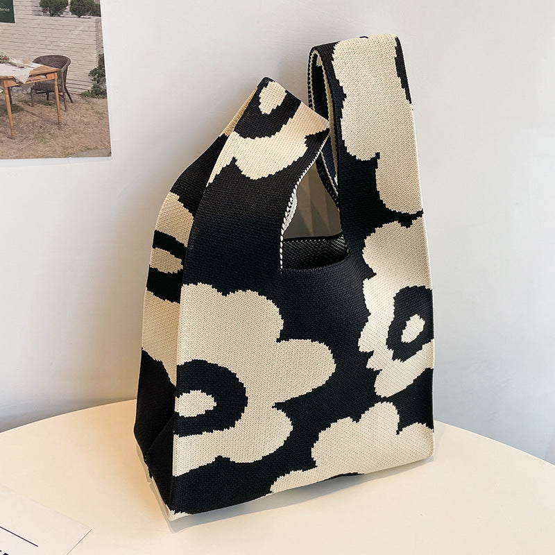 Bolso de bolso de punto de punto para mujeres