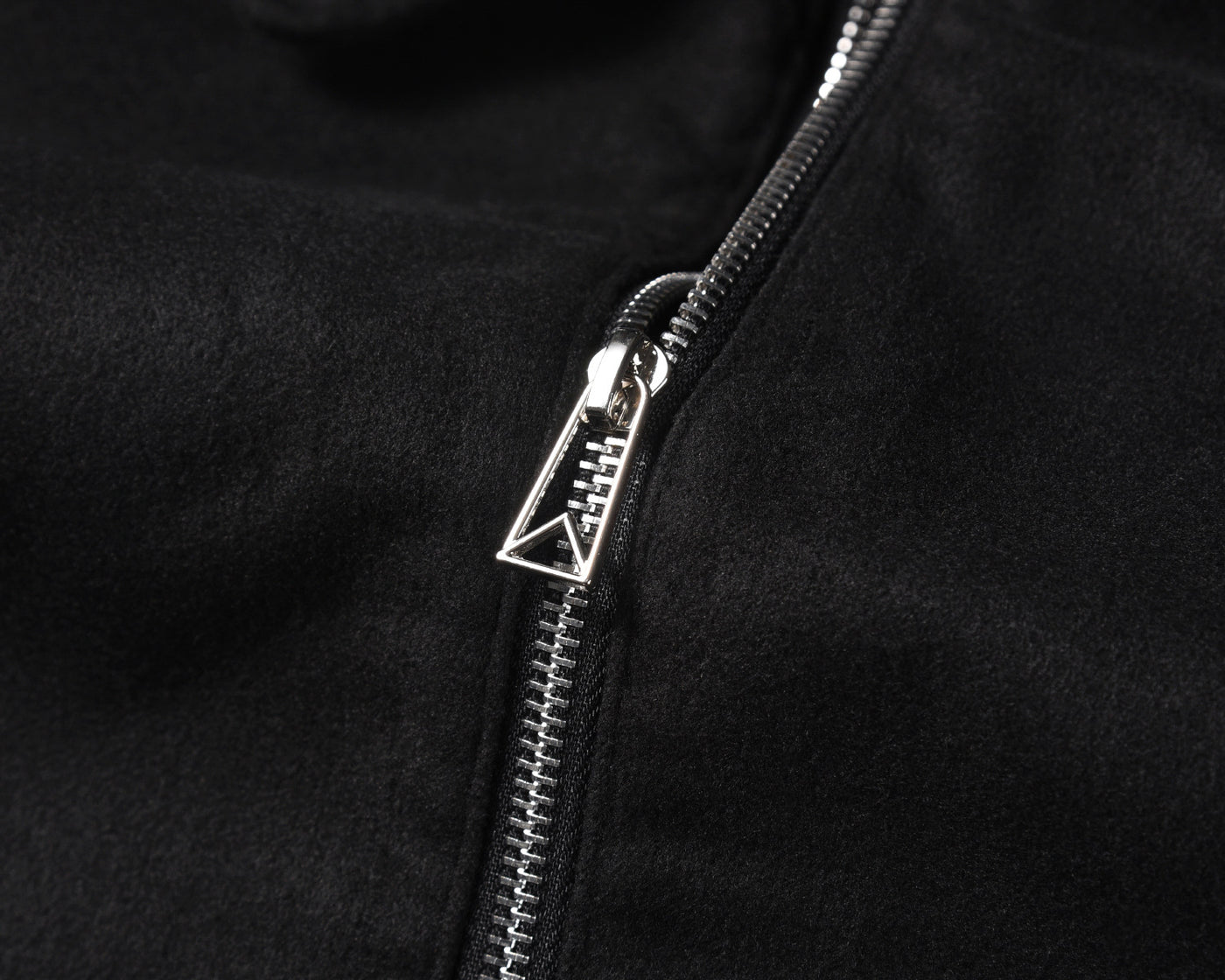 Men's zipper non-hair jacket