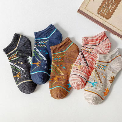 Men's boat socks retro socks