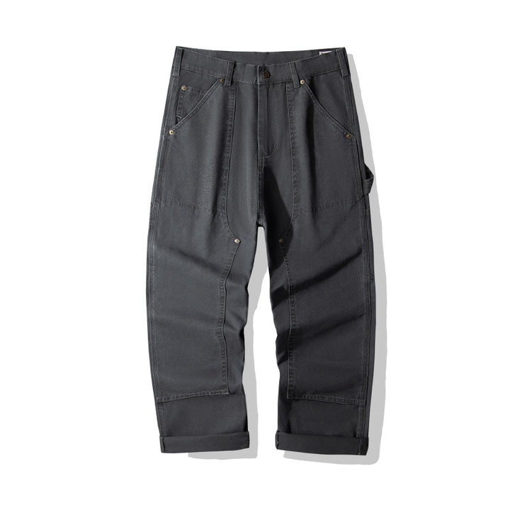 Men's Striped Denim Tooling Pants