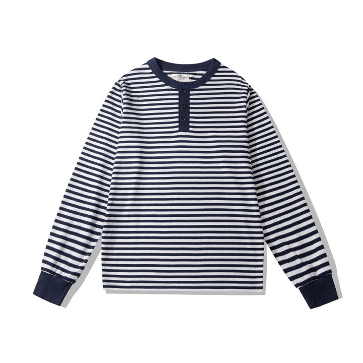 Men's Long Sleeve Striped T-Shirt