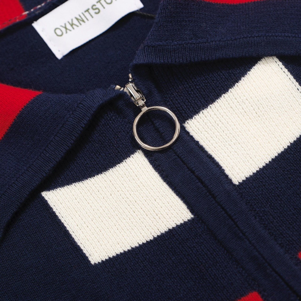 Men's dark blue 50s cardigan top