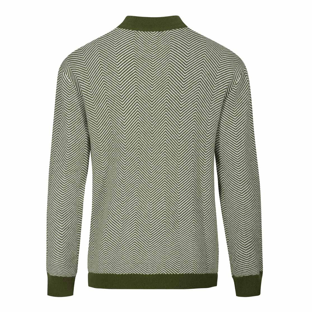 Grüne Rollkragenpullover für Herren, Grüne Rollkragenpullover