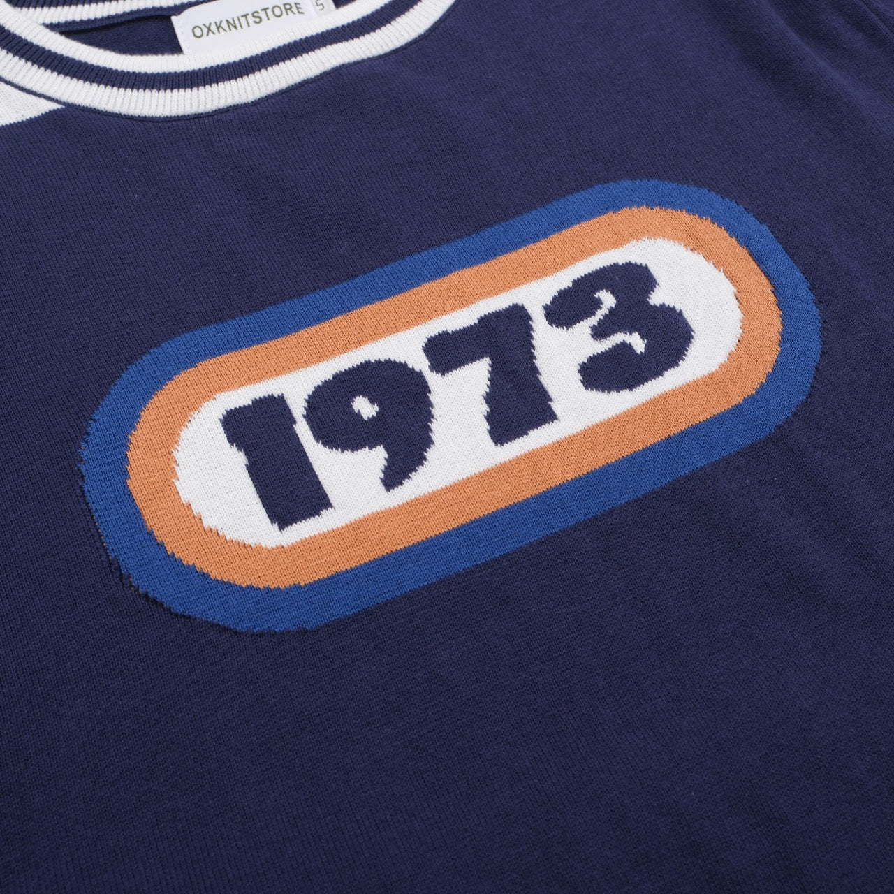 Men's blue 1973 vintage knit tee