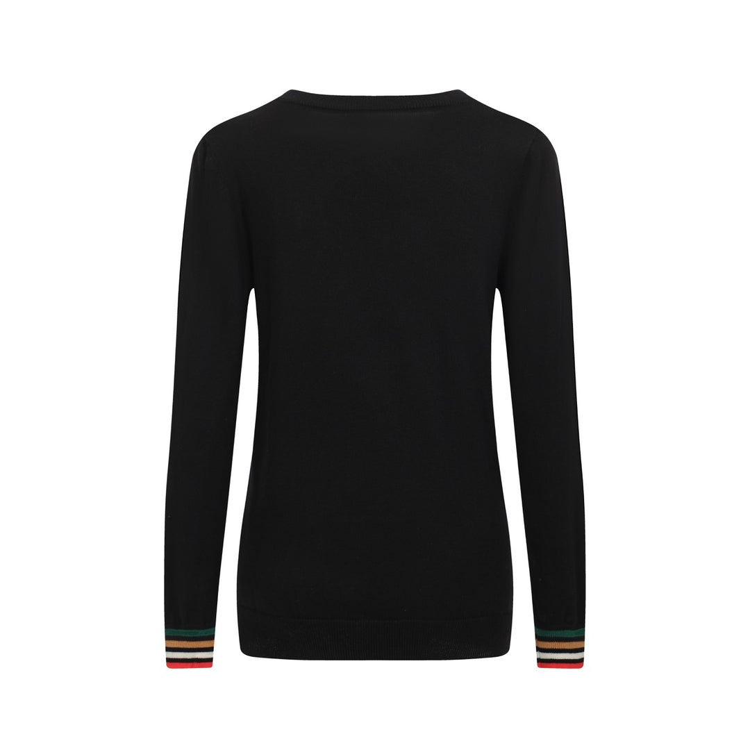 Women's black vintage '50s jumper