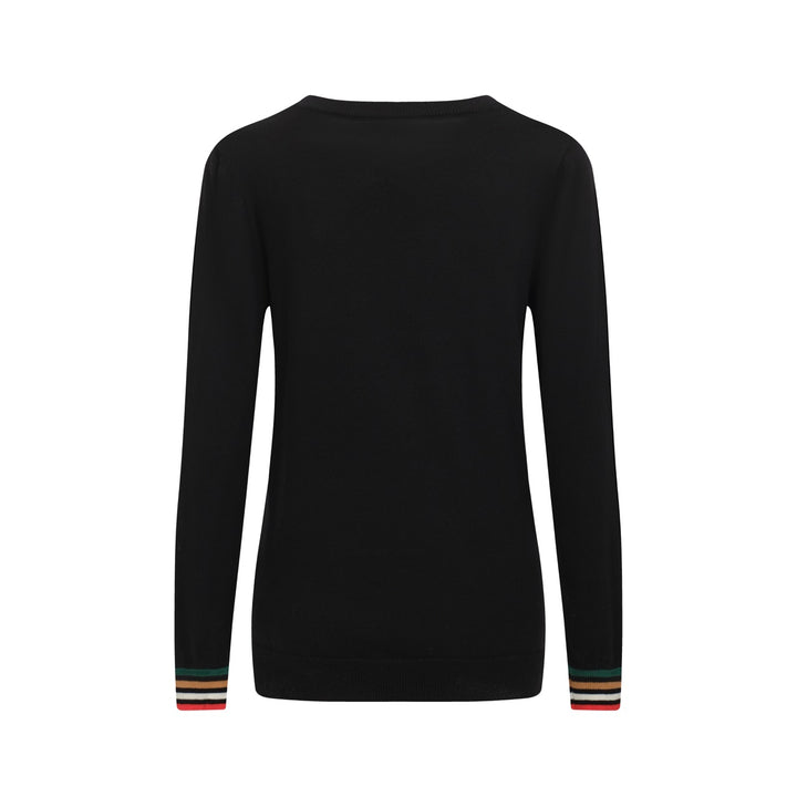 Women's black vintage '50s jumper