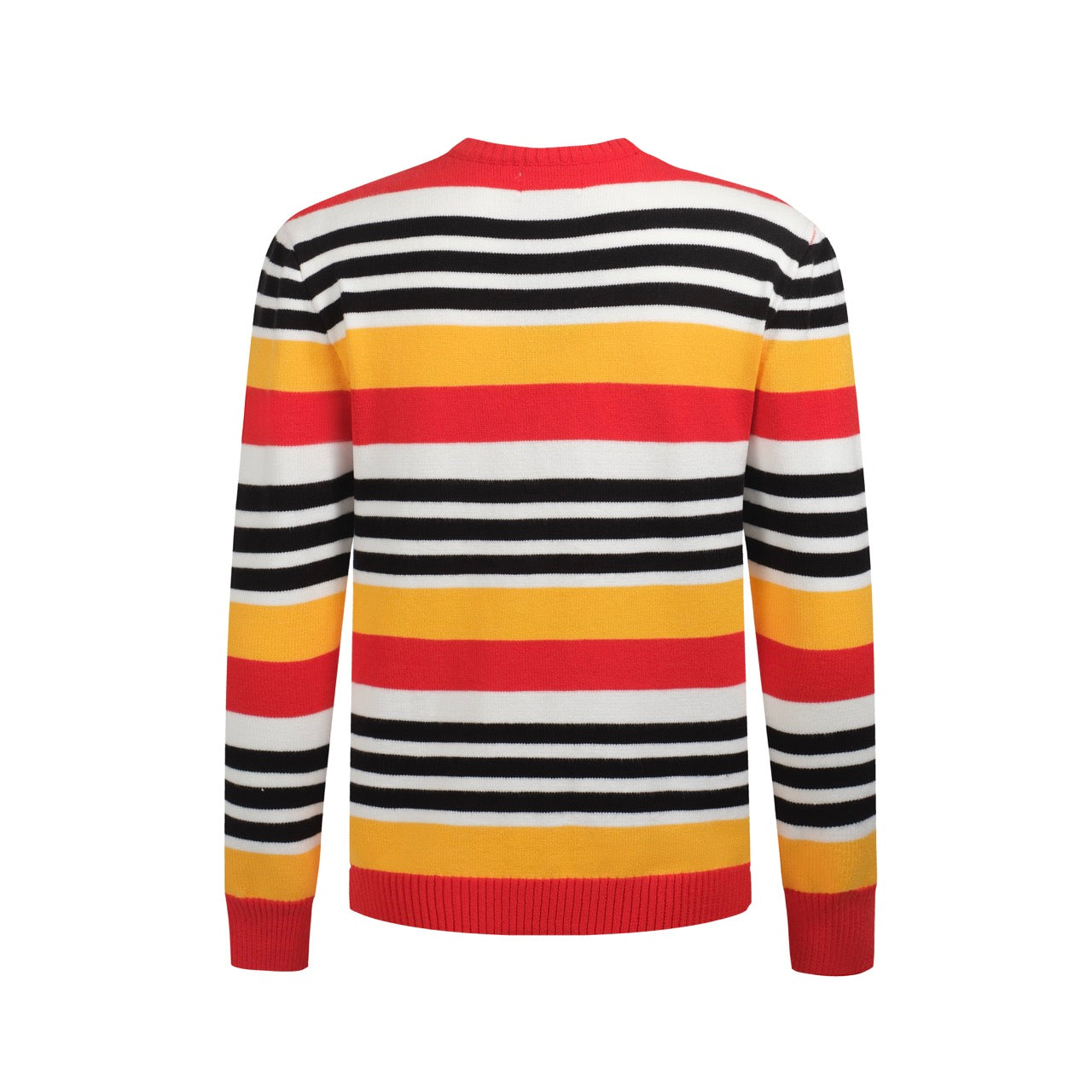 Men's Bold Striped Sweater – Retro-Inspired Knitwear for a Vibrant Style Statement