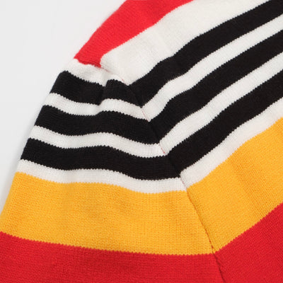 Men's Bold Striped Sweater – Retro-Inspired Knitwear for a Vibrant Style Statement