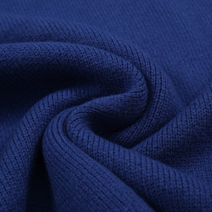 Men's Blue Gradient Short Sleeve Polo Knitwear