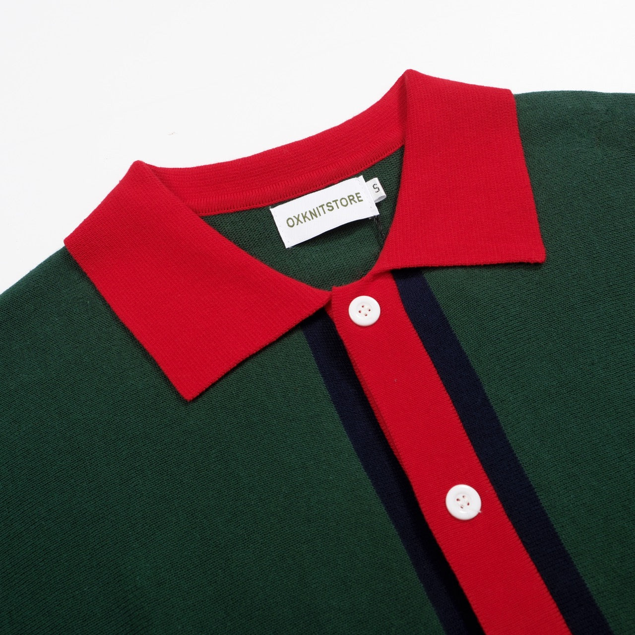 Men's Knitted Polo With Buttons