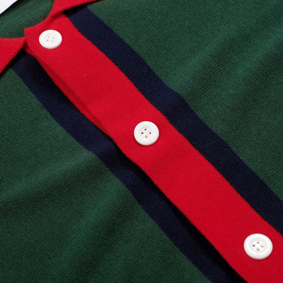 Men's Knitted Polo With Buttons