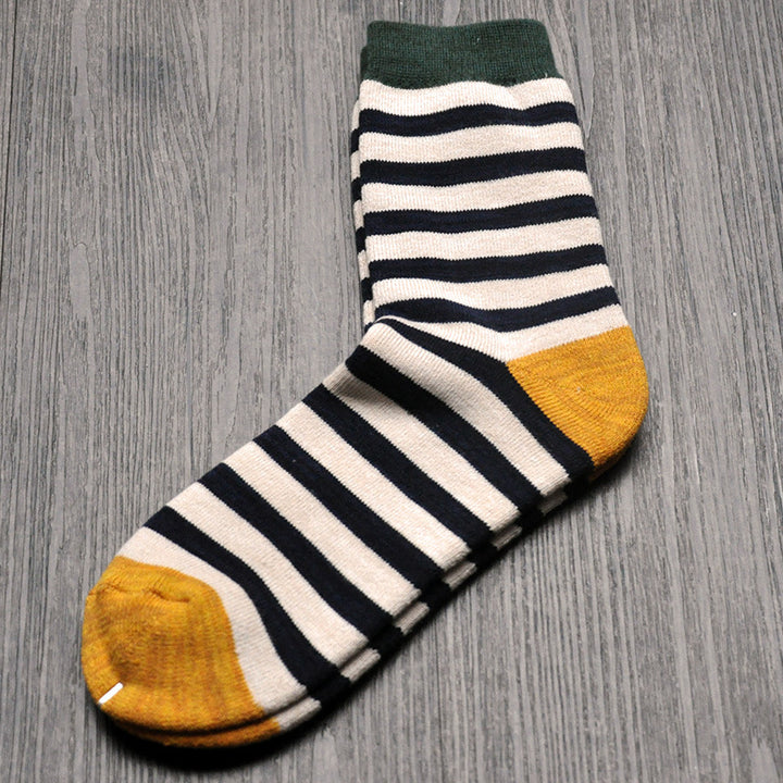 Retro -Socken Männerstil Socken dicke Socken