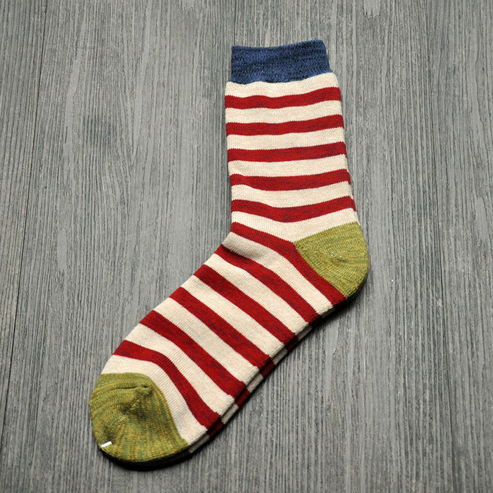 Retro -Socken Männerstil Socken dicke Socken