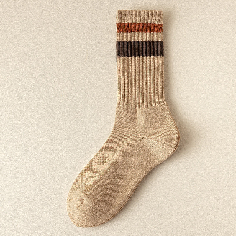 Chaussettes pour hommes Chaussettes de sport de loisirs épaisses et chaudes pour l'automne et l'hiver