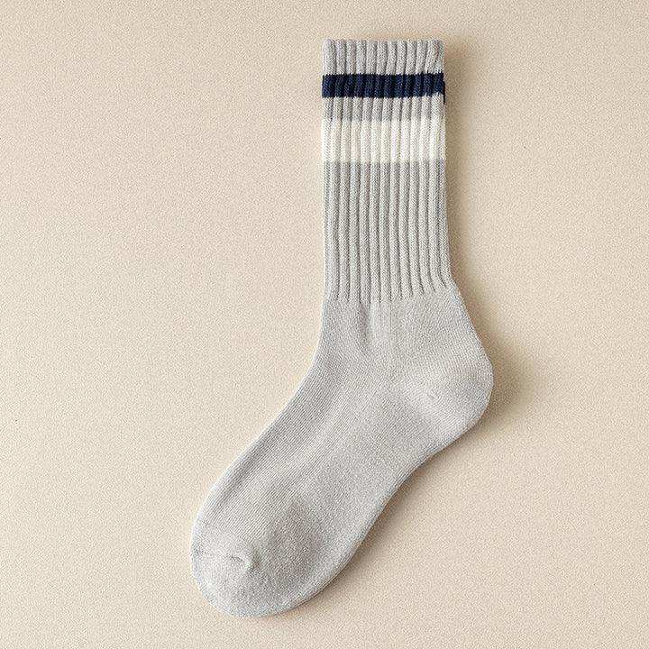 Chaussettes pour hommes Chaussettes de sport de loisirs épaisses et chaudes pour l'automne et l'hiver