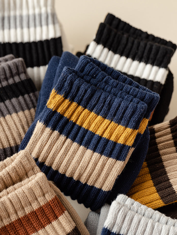 Chaussettes pour hommes Chaussettes de sport de loisirs épaisses et chaudes pour l'automne et l'hiver