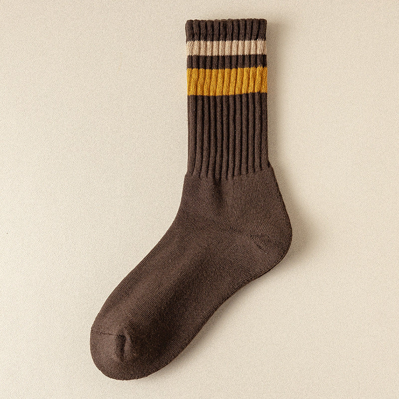 Herrensocken Herbst- und Winterdicke warme Freizeitsportsocken