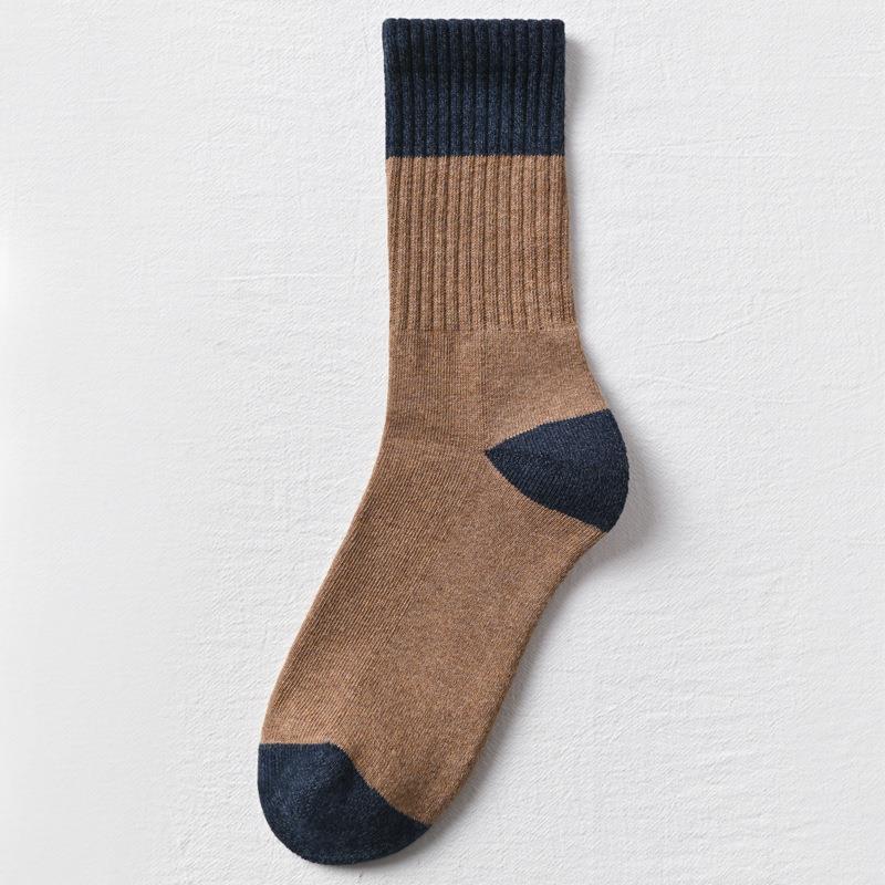 Men's Socks High Tube Thickened Winter Long Tube Terry Men's Socks